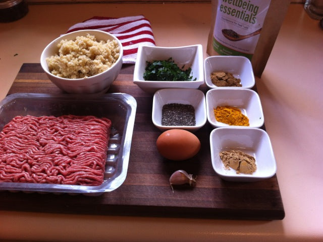 Meatballs recipe for dog food dinner Wellbeing for Dogs