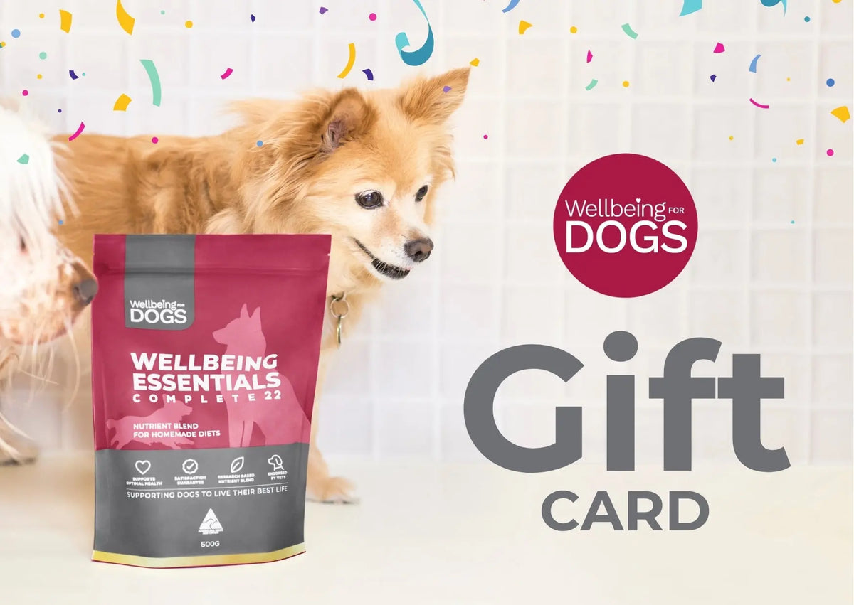 Wellbeing For Dogs Gift Card Wellbeing for Dogs